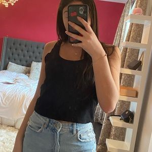 Zara black tank